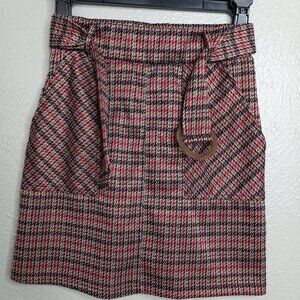 Altar'd State plaid mini skirt size XS